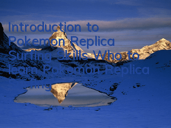 Introduction to Pokemon Replica Surfing Skills Who to learn Pokemon Replica Surfing