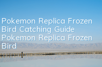 Pokemon Replica Frozen Bird Catching Guide Pokemon Replica Frozen Bird