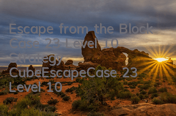 Escape from the Block Case 23 Level 10 Strategy CubeEscapeCase 23 Level 10
