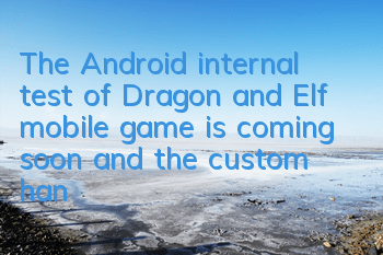 The Android internal test of Dragon and Elf mobile game is coming soon, and the custom handle is coming
