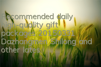 Recommended daily high-quality gift packages (20150331) Dazhangmen Shilong and other latest gift packages