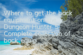 Where to get the back equipment on the Dungeon Hunter 5? Complete collection of back equipment drops