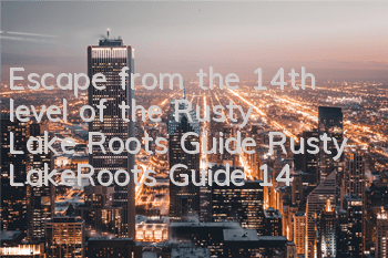 Escape from the 14th level of the Rusty Lake Roots Guide Rusty LakeRoots Guide 14