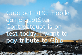 Cute pet RPG mobile game 
