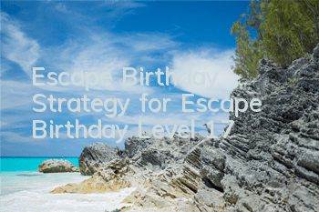 Escape Birthday Strategy for Escape Birthday Level 17