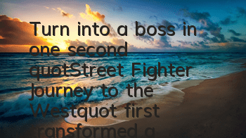 Turn into a boss in one second! 