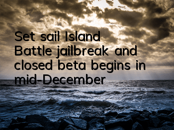 Set sail!