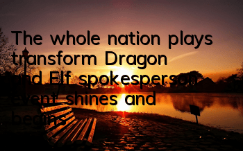 The whole nation plays transform! 