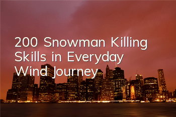 200 Snowman Killing Skills in Everyday Wind Journey