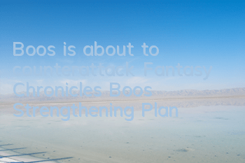 Boos is about to counterattack Fantasy Chronicles Boos Strengthening Plan