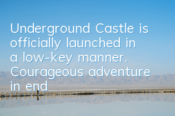 Underground Castle is officially launched in a low-key manner. Courageous adventure in endless darkness