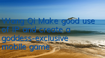 Wang Qi: Make good use of IP and create a goddess-exclusive mobile game