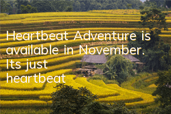 Heartbeat Adventure is available in November. It's just heartbeat