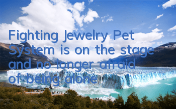 Fighting Jewelry Pet System is on the stage and no longer afraid of being alone