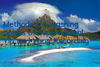 Methods for washing points of supernatural Yin and Yang Recording