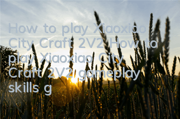 How to play Xiaoxiao City Craft 2V2? How to play Xiaoxiao City Craft 2V2 gameplay skills guide