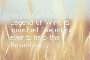 Ninja Must Death 2 Legend of Wind is launched, five major events help the formation