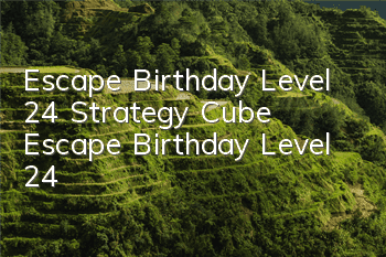 Escape Birthday Level 24 Strategy Cube Escape Birthday Level 24