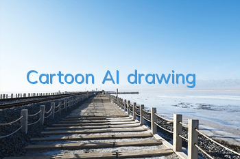 Cartoon AI drawing