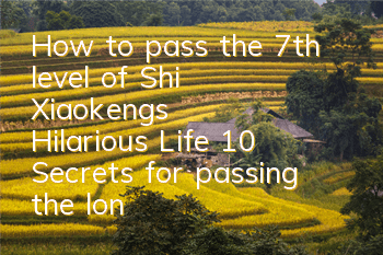 How to pass the 7th level of Shi Xiaokeng's Hilarious Life 10? Secrets for passing the long jump