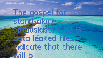 The gospel for stand-alone enthusiasts! CS2 B beta leaked files indicate that there will be a single player mode