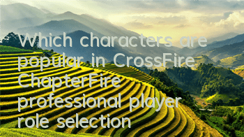Which characters are popular in CrossFire (ChapterFire professional player role selection)