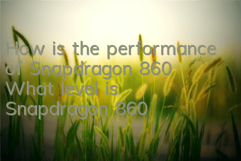 How is the performance of Snapdragon 860 (What level is Snapdragon 860)