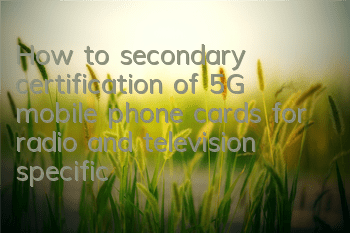 How to secondary certification of 5G mobile phone cards for radio and television (specific steps for secondary certification of radio and television mobile phone cards for radio and television)