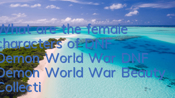 What are the female characters of DNF Demon World War (DNF Demon World War Beauty Collection)