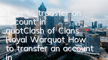 How to transfer an account in 