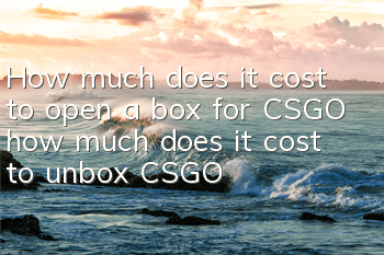 How much does it cost to open a box for CSGO (how much does it cost to unbox CSGO)