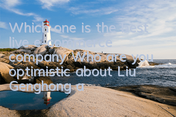 Which one is the best live e-commerce company (Who are you optimistic about Liu Genghong and Li Jiaqi)