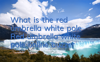 What is the red umbrella white pole (Red umbrella white pole online buzzer)