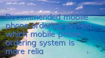Recommended mobile phone ordering system (which mobile phone ordering system is more reliable)