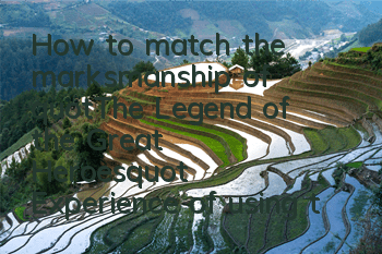 How to match the marksmanship of 