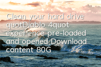 Clean your hard drive! 