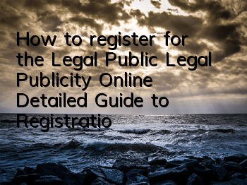 How to register for the Legal Public Legal Publicity Online (Detailed Guide to Registration and Login for the Legal Publicity Online of Youth)