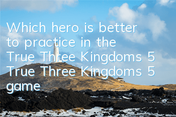 Which hero is better to practice in the True Three Kingdoms 5 (True Three Kingdoms 5 game guide)