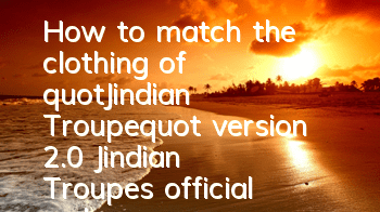 How to match the clothing of 