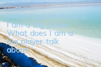 What type of novel is I am a big player (What does 