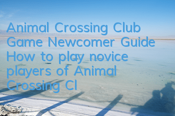 Animal Crossing Club Game Newcomer Guide (How to play novice players of Animal Crossing Club)