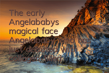 The early Angelababy's magical face (Angelababy, who has just debuted with collagen-filled face)