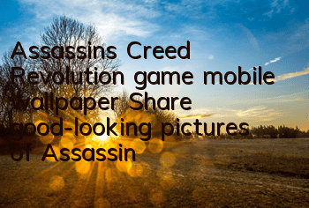 Assassin's Creed Revolution game mobile wallpaper (Share good-looking pictures of Assassin's Creed Revolution)