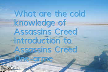 What are the cold knowledge of Assassin's Creed (Introduction to Assassin's Creed One-armed Character Malik)