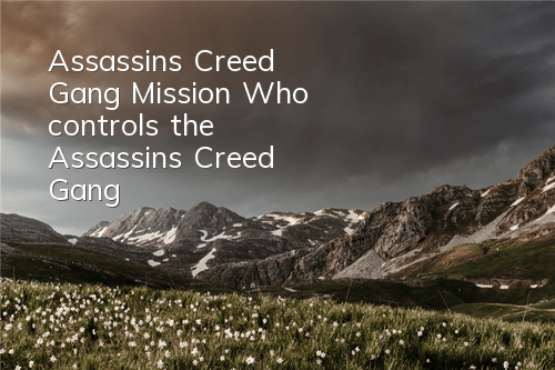 Assassin's Creed Gang Mission (Who controls the Assassin's Creed Gang)