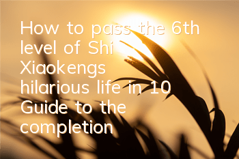 How to pass the 6th level of Shi Xiaokeng's hilarious life in 10? Guide to the completion of the case of cheating father and destroying the world