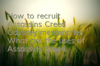 How to recruit Assassin's Creed Odyssey mercenaries (What are the uses of Assassin's Creed Odyssey mercenaries)