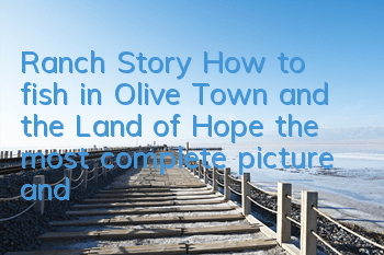 Ranch Story How to fish in Olive Town and the Land of Hope (the most complete picture and text guide for fishing system)
