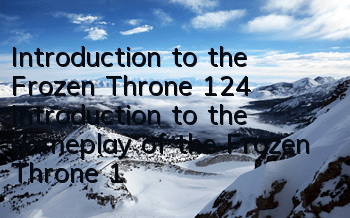 Introduction to the Frozen Throne 124 (Introduction to the gameplay of the Frozen Throne 124 version)