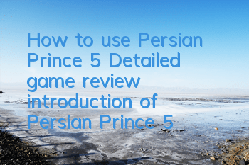 How to use Persian Prince 5 (Detailed game review introduction of Persian Prince 5)
